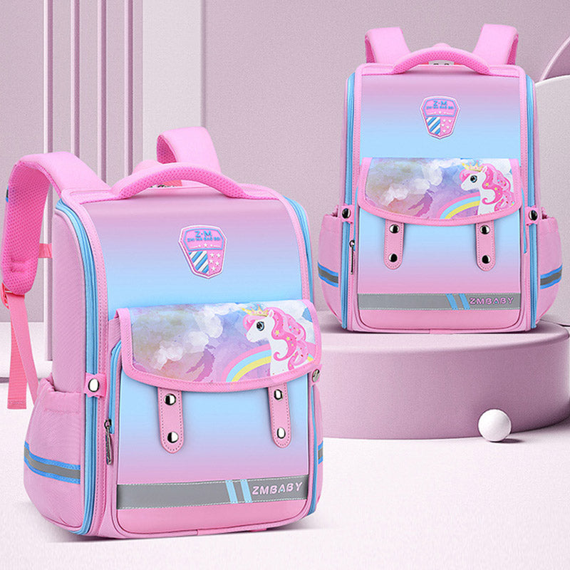 <Shipped within 24 hours> Cute Pink Backpack for School Girls Unicorn Preschool Bookbag