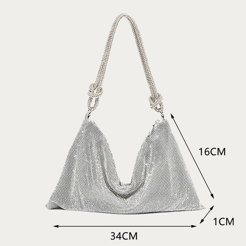 Shoulder Bag For Women With Diamond Sparkle Multiple Colors Handbag