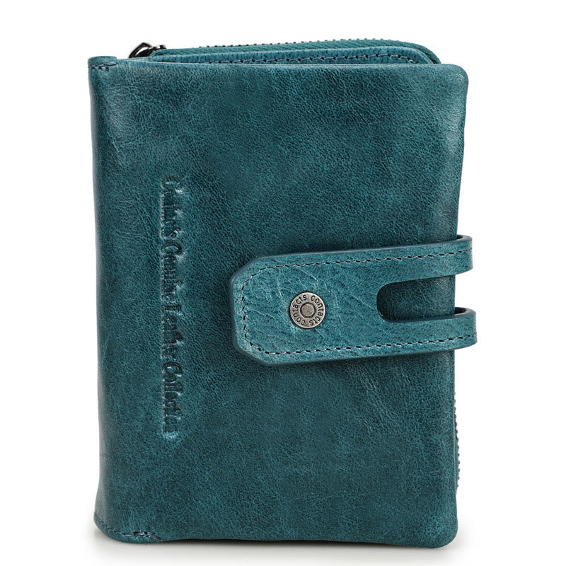 Genuine Leather Multifunctional Anti-theft Wallet