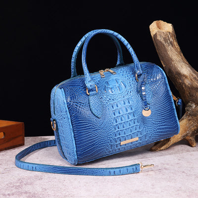 Tote For Women Travel Elegant Crocodile Pattern Crossbody Bag