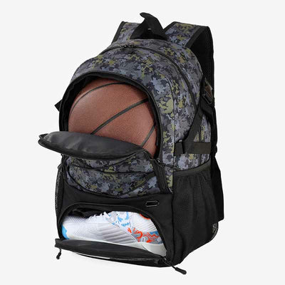 Basketball Backpack For Outdoor Training Shoe Compartment Sports Bag