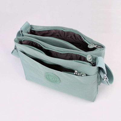 <Shipped within 24 hours> Double Compartment Crossbody Bag Casual Shoulder Purse