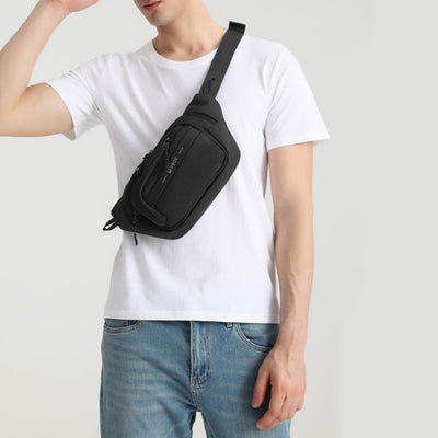 Portable Waist Bag For Men Simple Leisure Crossbody Bag