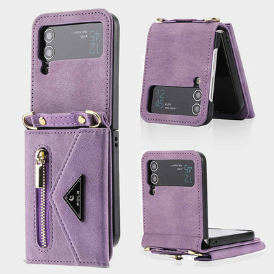 Phone Case For Samsung Flip Series Protective Cover Purse