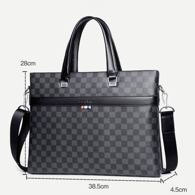 <Shipped within 24 hours> Leather Laptop Shoulder Bag Briefcase Laptop Sleeve Case