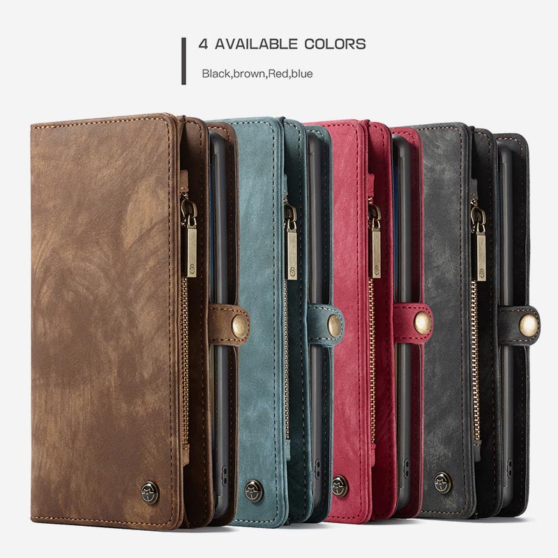 Retro Leather Wallet Phone Bag for iPhone with Multi-Slot