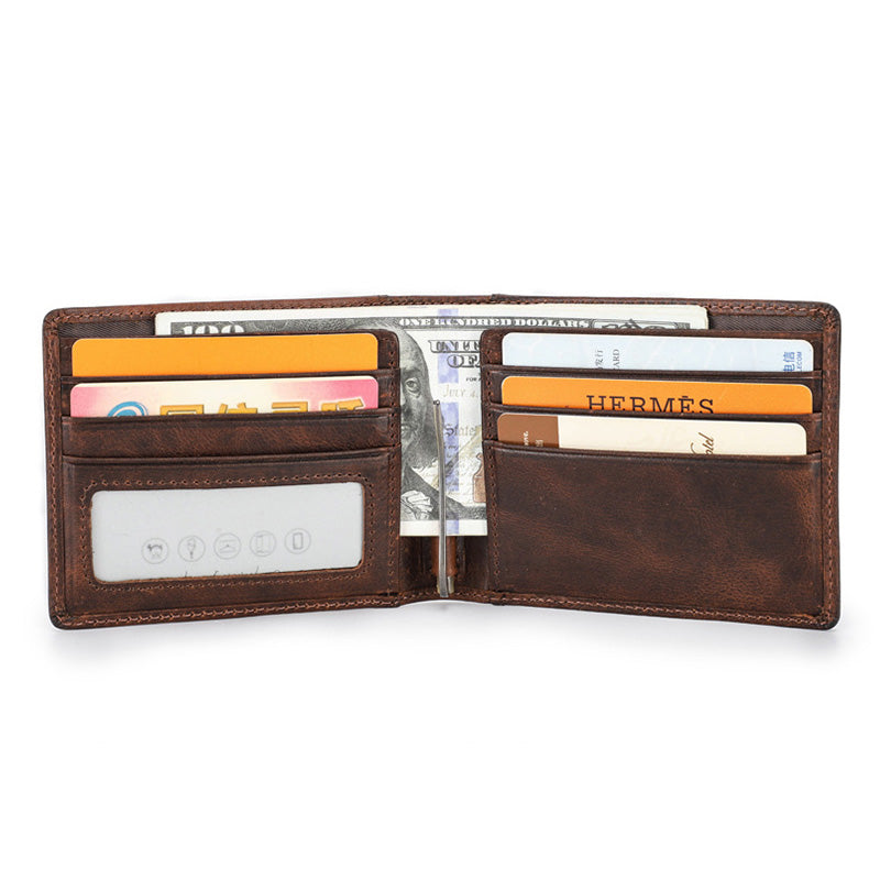 <Shipped within 24 hours> Multi Slot Leather Airtag Wallet