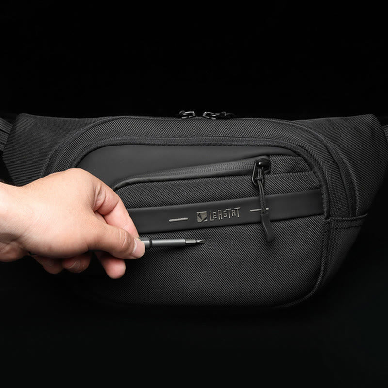 Portable Waist Bag For Men Simple Leisure Crossbody Bag