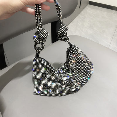 Shoulder Bag For Women With Diamond Sparkle Multiple Colors Handbag