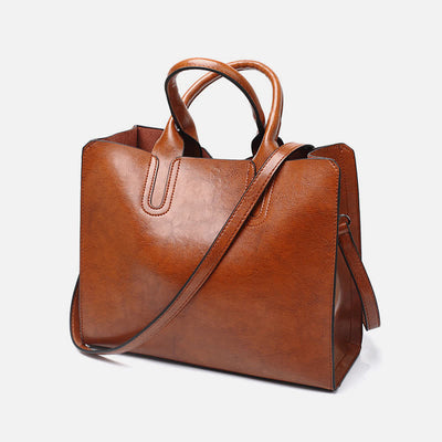 Business Tote Bag for Women Work Bag Casual Leather Handbag