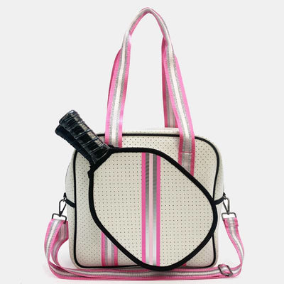 Pickleball Racquet Storage Bag Tote Portable Racket Shoulder Bag