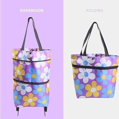 <Shipped within 24 hours> Expandable Foldable Trolley Bag