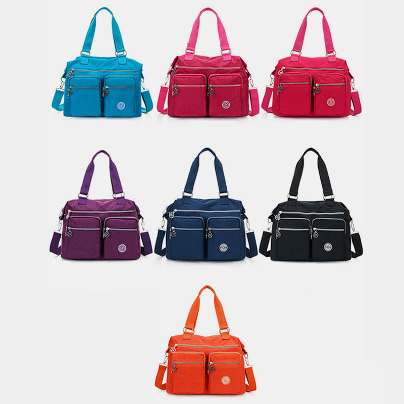 Multi-Pocket Waterproof Casual Handbag Crossbody Bag