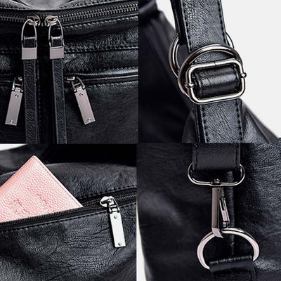 <Shipped within 24 hours> Multi-Pocket Casual Shoulder Bag Backpack