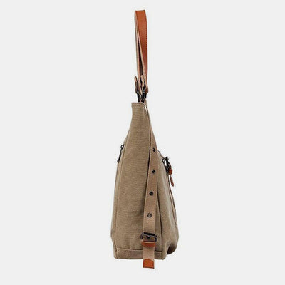 Large Capacity Canvas Shoulder Bag Backpack