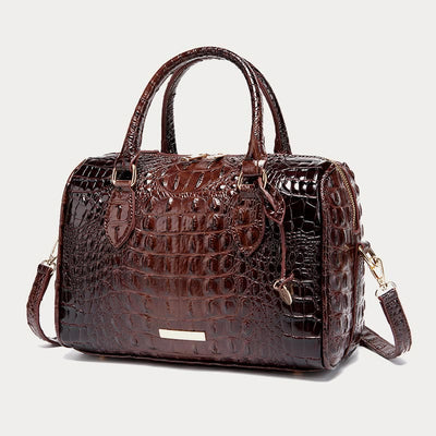 Tote For Women Travel Elegant Crocodile Pattern Crossbody Bag