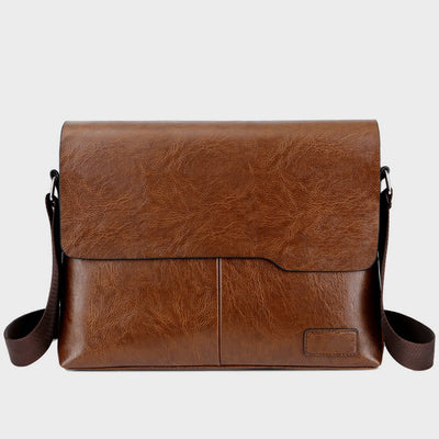 Classical Messenger Bag For Men Business Thin Leisure Crossbody Bag