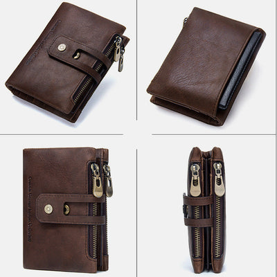 Genuine Leather Casual Vintage Wallet