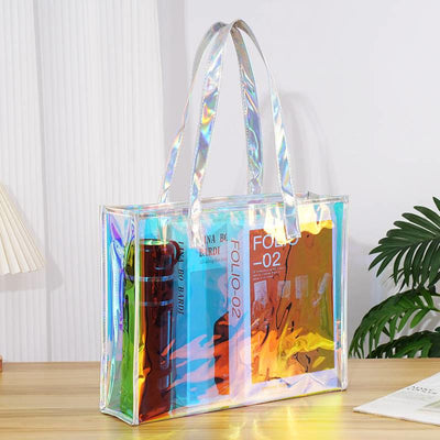 PVC Summer Beach Bag Waterproof Shopping Travel Tote