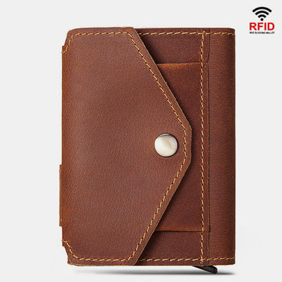 RFID Retro Card Holder Business Wallet