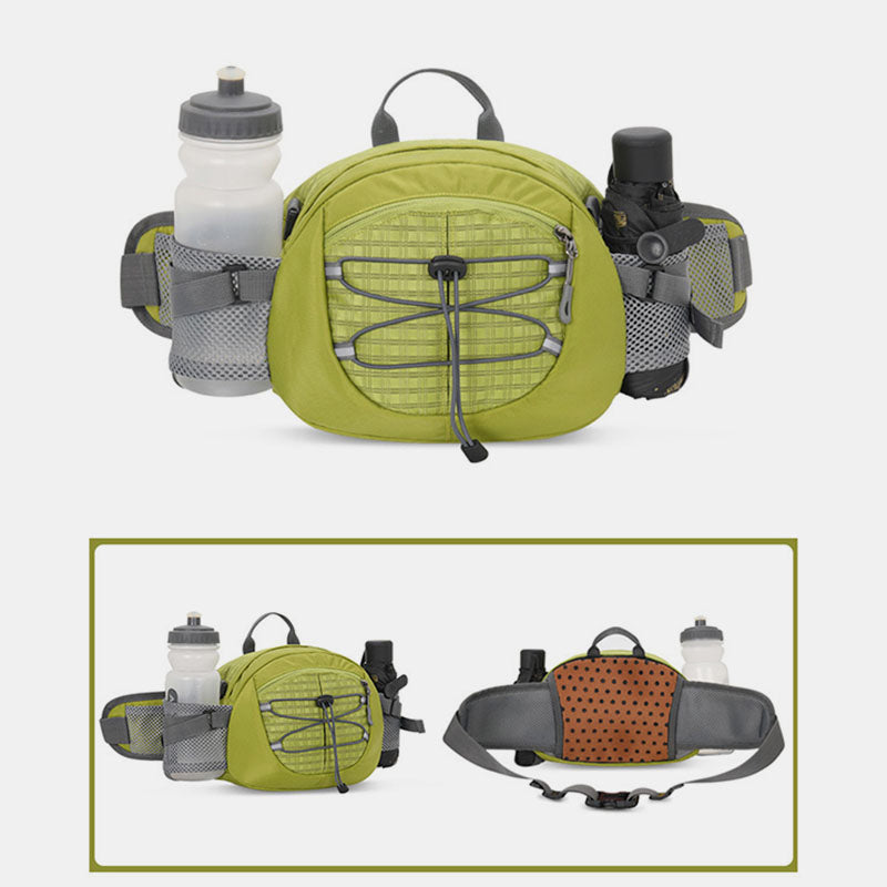 Outdoor Hiking Fishing Waist Bag with Crossbody Strap