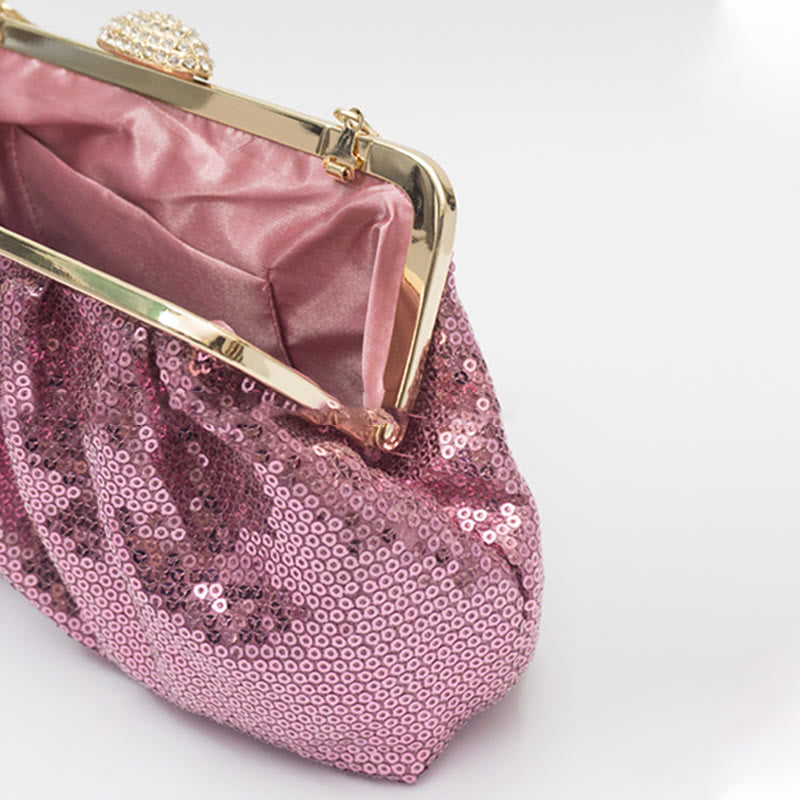 Evening Bag For Women Multi-Color Beaded Sequin Diamond Party Clutch