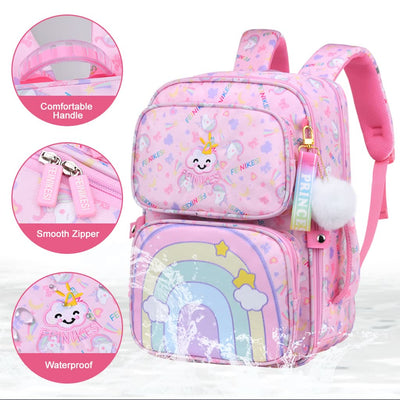 <Shipped within 24 hours> Cute School Backpack Middle Elementary Preschool Bookbag