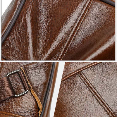 Genuine Leather Sling Bag Purse Crossbody Bags for Men