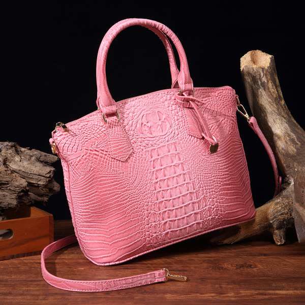 Tote For Women Daily Use Retro Crocodile Crossbody Bag