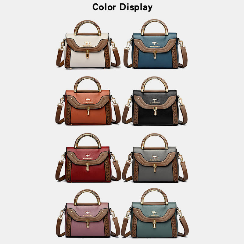 Limited Stock: Women Buckle Leather Square Crossbody Bag