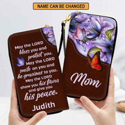 Custom Name Wallet May The Lord Give You His Peace