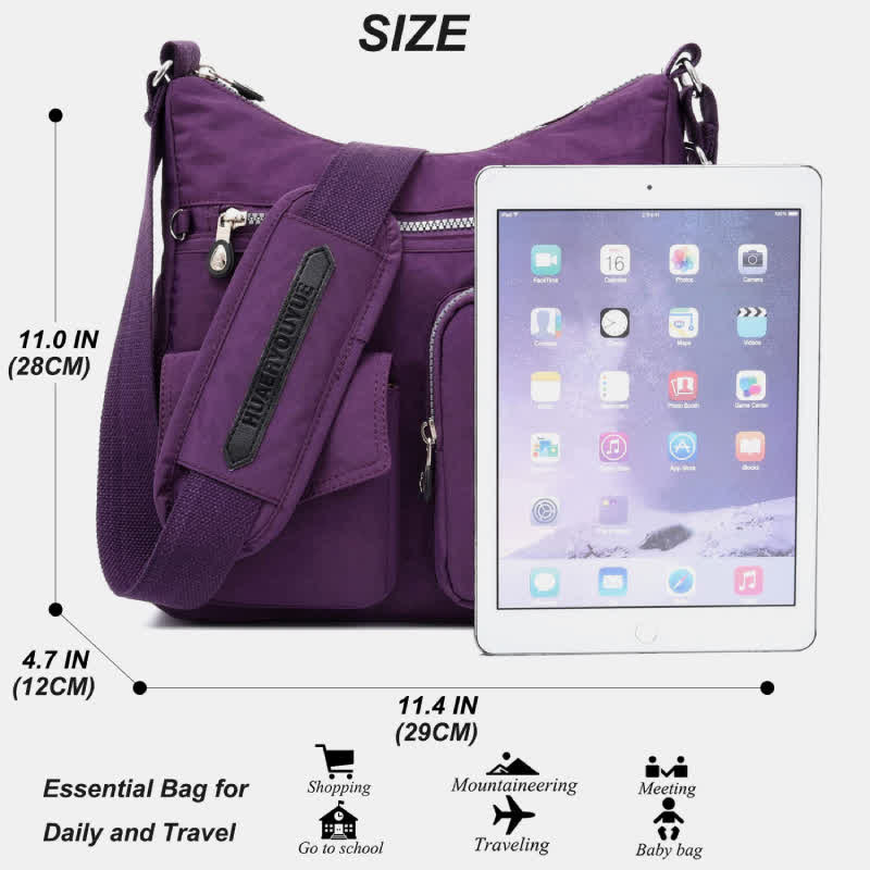 <Shipped within 24 hours> Waterproof Travel Shoulder Bag Crossbody Bag