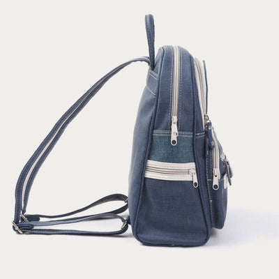 Zipper Sling Bag For Women Retro Simple Multifunctional Backpack