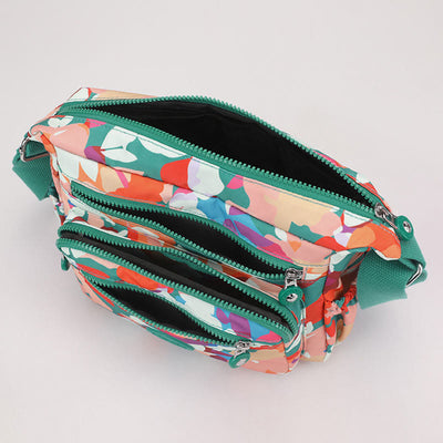 Nylon Crossbody Bag For Women Printing Multi Color Durable Bag