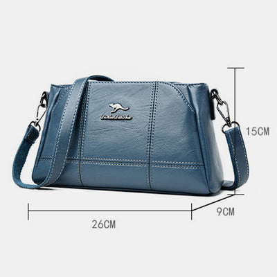 <Shipped within 24 hours> Ladies Leather Shoulder Purses With Adjustable Strap