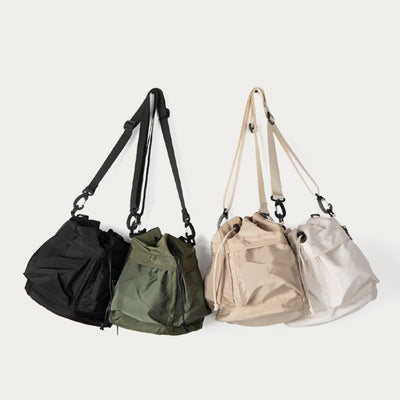 Lightweight Bucket Bag Top Handle Satchel with Crossbody Strap