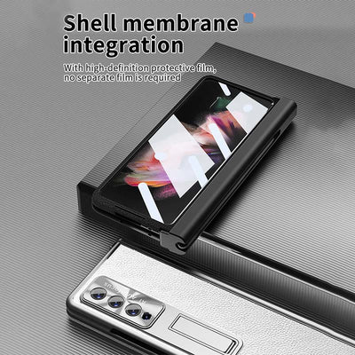 Phone Case For Z Fold 4 Magnetic Hinge Folding Protective Case