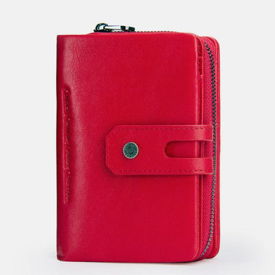 Genuine Leather Multifunctional Anti-theft Wallet