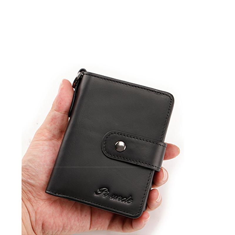 <Shipped within 24 hours> RFID Blocking Small Leather Wallet