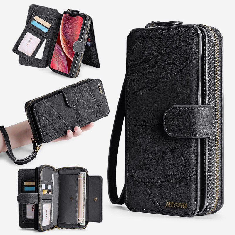 Wallet Case for iPhone 15 Series Magnetic Detachable Wallet Purse