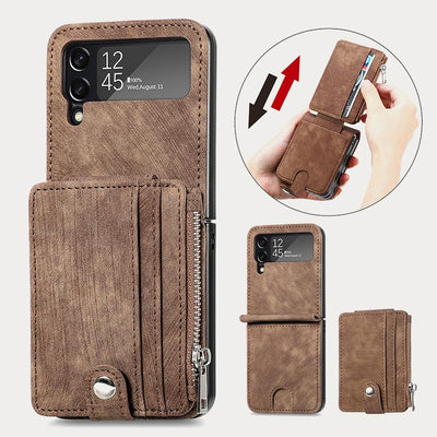 Phone Case For Z Flip5 2 In 1 Detachable Samll Wallet