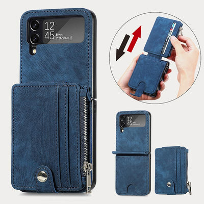 Phone Case For Z Flip5 2 In 1 Detachable Samll Wallet