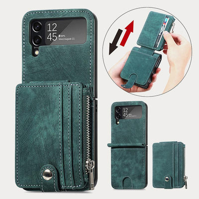 Phone Case For Z Flip5 2 In 1 Detachable Samll Wallet