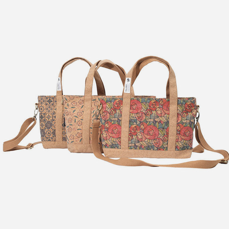 Portable Tote For Women Palamei Eco-Friendly Cork Bag Crossbody Bag