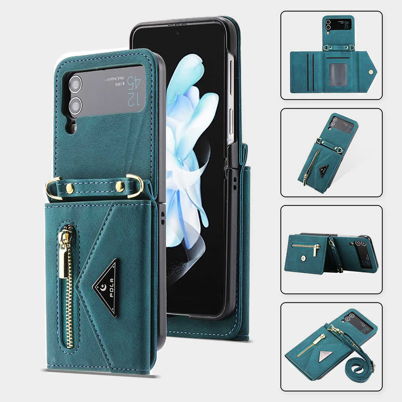 Phone Case For Samsung Flip Series Protective Cover Purse