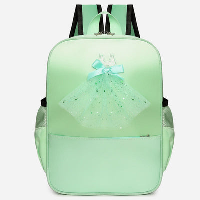 Girls Dance Backpack Ballerina Dress Decor Kids Dance Schoolbag