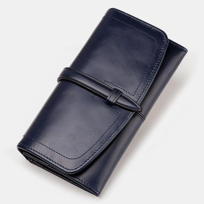 Large Capacity Vintage Genuine Leather Wallet