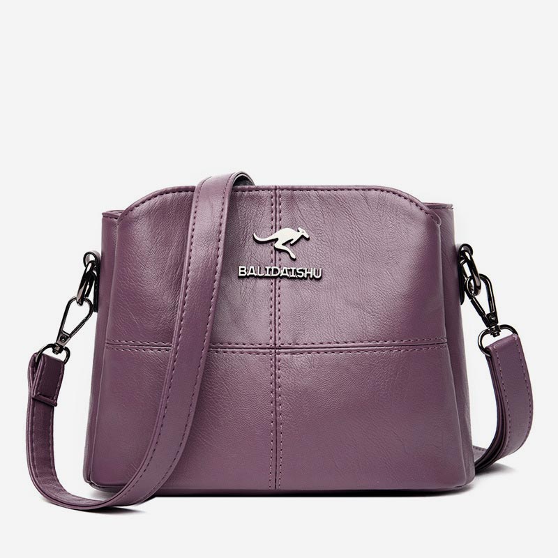 Purses and Handbags for Women Multi-Compartment PU Crossbody Bag Shoulder Bag