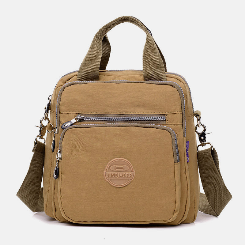 <Shipped within 24 hours> Casual Nylon Crossbody Bag Convertible Backpack