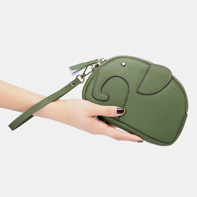 Large Capacity Soft Elephant Clutch Bag